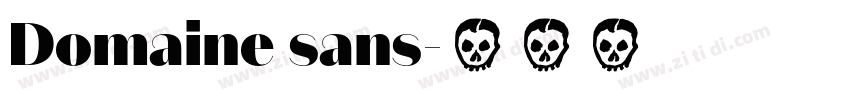Domaine sans字体转换 Domaine sans字体转换